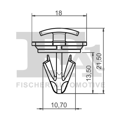Clip, enjoliveur FA1 11-40078.5 SEAT 3C0853585