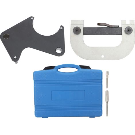 Kit d'outils de calage moteur pour l'alignement des arbres à cames K4J K4M F4P F4R avec coffret de rangement bleu pour Clio Laguna Megane 1.4 1.6 1.8 2.0 16V (1/5)