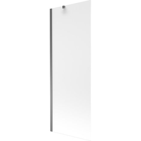 Mexen Next schermo per vasca da bagno 1 anta 70 x 150 cm, brina, metallo canna di fucile - 895-070-000-00-30-95 (1/5)