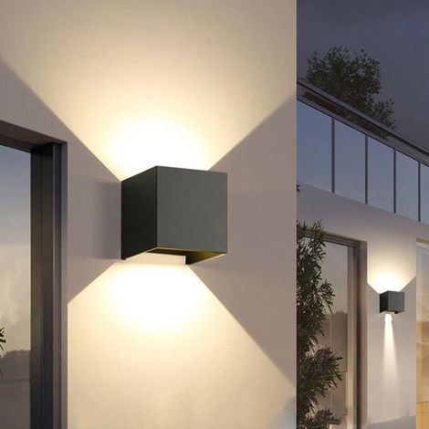 Applique A Parete Faretto 52 Led Luce Naturale 22 W Esterno Interno Ip65 Es66nn (1/4)