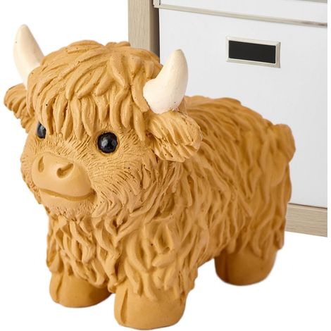 Cow Figuren Highland Bull Cow Tierfigur Rinderornamente