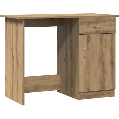 Maison Exclusive - Scrivania Rovere Artigianale 100x50x76 cm in Legno Multistrato