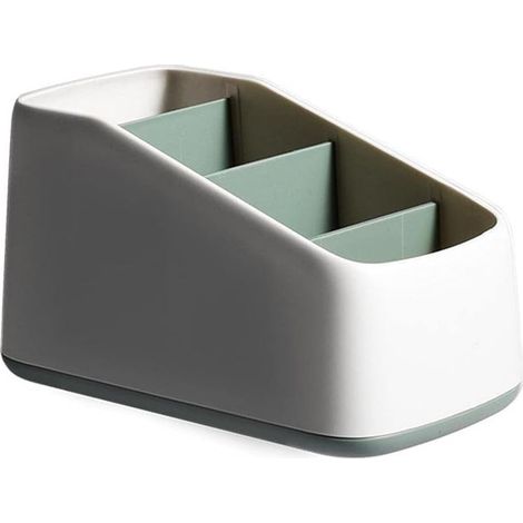 Boîtes de rangement trapézoïdales pour escalier, vert, avec multiples compartiments, pour ranger et organiser vos marches et espaces sous l'escalier (1/4)