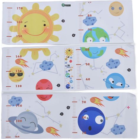 Wandaufkleber mit Kinderwachstumsplaneten-Design (1/5)