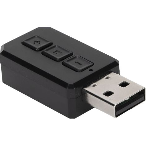 Bluetooth 5.0 Transceiver, 2-in-1 Freisprecheinrichtung, Bluetooth-USB-Adapter für Autos, Mobiltelefone und Fernseher (1/5)