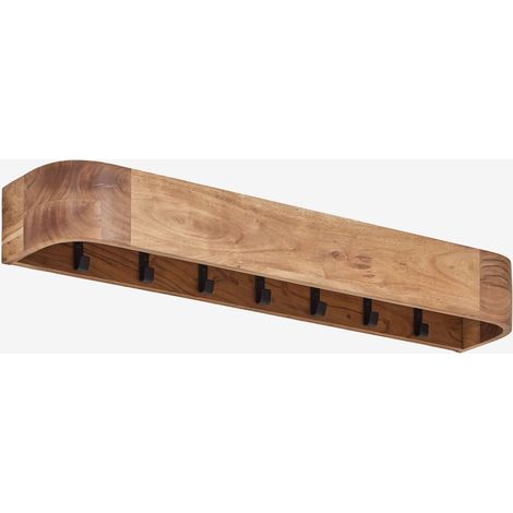 Appendiabiti da parete in legno di acacia Frigia SKLUM            