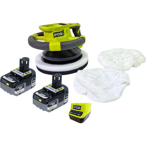 RYOBI RBP18250-0 Lucidatrice a batteria 18 V 250 mm + 2x batteria 5,0 Ah + caricabatterie (1/5)