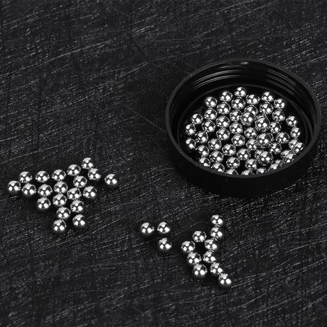 300 Pièces Perles de Nettoyage en Acier Inoxydable 4mm pour Carafe, Tasse et Bouteille - Élimine Taches de Vin et Thé (1/5)