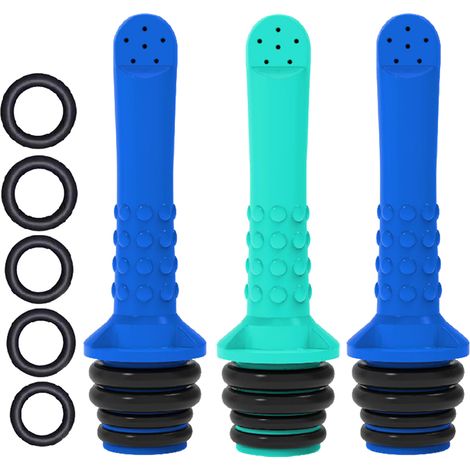 Set di 3 bidet da viaggio portatili compatibili con la maggior parte delle bottiglie per la cura post-partum, il campeggio, con 5 utili anelli di tenuta, facili da usare, ampiamente applicabili (1/5)