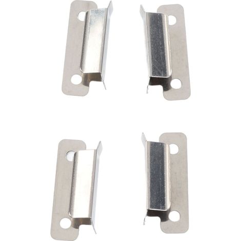 Grille de Fixation pour Plateau d'Impression 3D 4 Pièces en Acier Inoxydable Adaptable aux Éléments de Plateau de 7mm (Ender 3 Pro, Ender 3 V2, Ender 5 Pro, CR-20 PRO) (1/4)