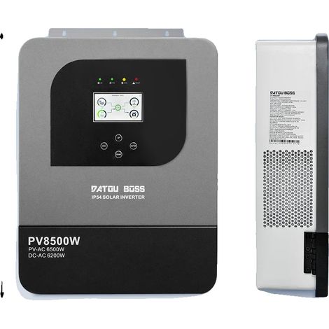 Inversor solar híbrido, potencia de salida de 6000 W, pantalla táctil fácil de usar, DT4862BF-48V-A-EU, 220-240 V-a, 48 V-a (1/2)