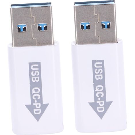 2 Piece Light Converter Charging Compact Adapter Devices Stylish