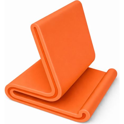 Supporto per telefono arancione, supporto da scrivania per smartphone (1/3)