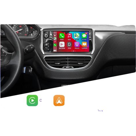 Kit de rétrofit Carplay sans fil, écran de 7 pouces, compatible avec Peugeot 2008/408/508, tension de 12V, formats multimédias pris en charge, certifié CE (1/5)