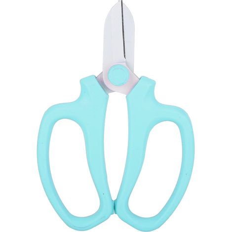 Sécateur de jardin en acier à haute teneur en carbone, ciseaux à branches épaisses, outils pour bonsaï (bleu clair) (1/5)
