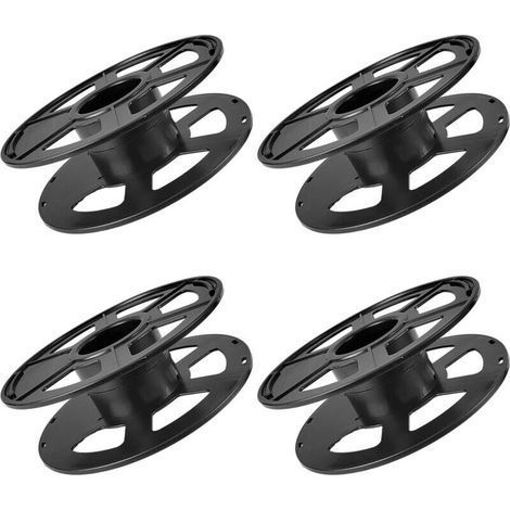 4 Pièces Enrouleur Cable Kit, Plastique Enrouleur Electrique Vide, Diamètre 200mm Enrouleurs de Câbles Électriques, pour Lumières de Noël, Câbles, Filaments (1/4)