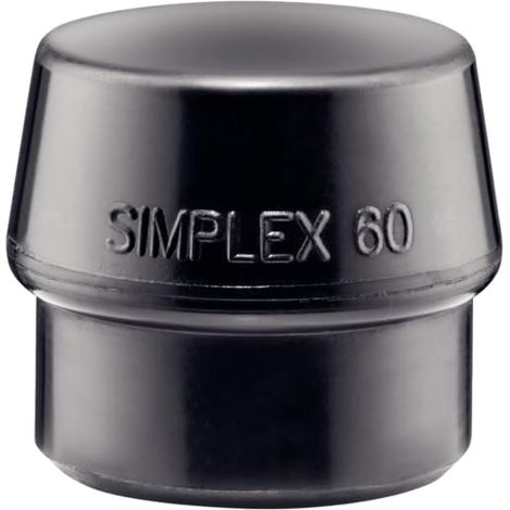 Halder SIMPLEX 3202.060 Testa di ricambio medio-duro 205 g 67 mm 1 pz.