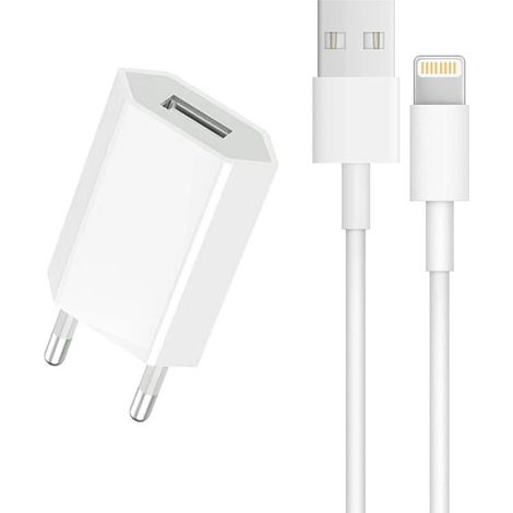 GDHZS-5V 1A USB Chargeur pour i Phone 10 11 12 13 Pro Max XR X XS Max 8 8 Plus 7 7 Plus 6 6s 6s Plus Se 5s Airpods iPad avec i Phone Câble (1/5)