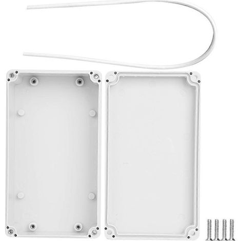 Boîte de jonction électrique, étanche à la poussière et à l'eau, en plastique ABS, boîtier de connexion de câbles, 158 x 90 x 46 mm (1/4)