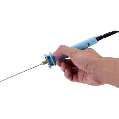Stylo de sculpture en mousse à lame chauffante électrique de type aiguille de 10 cm (1 pointe de stylo + 1 alimentation AC110-240V) (1/5)