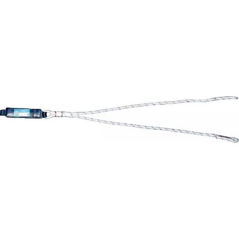 Longe antichute double drisse LDAD-1,5-10-10 blanc - TRACTEL - 77992