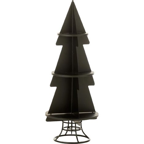 Étagère Sapin 3 Niveaux "Xmas" 120cm Noir (1/5)
