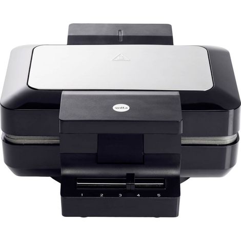 piastra per waffle wilfa bw-1000b 1000w termostato regolabile antiaderente (1/5)