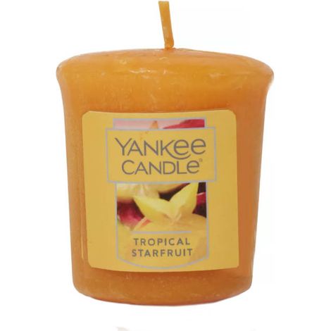 Paquete de muestras de velas Yankee Candle sabor carambola tropical, 49 g