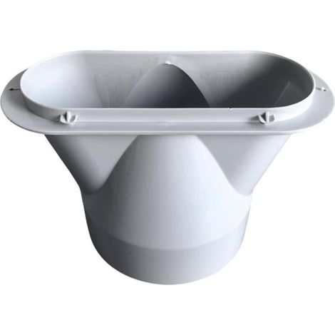 Conector de manguera de escape de aire acondicionado de 150 mm, compatible con juntas de ventanas y rejillas de ventilación de aire acondicionado. (1/5)