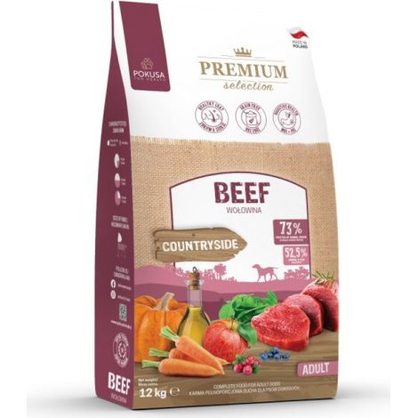 Manzo Pokusa Premium Selection, manzo adulto, 12 kg (1/2)