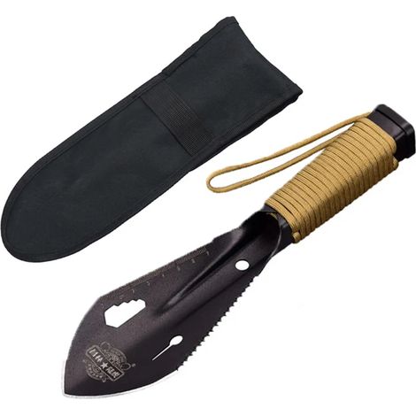 pelle de jardin multifonctionnelle, pelle de survie militaire pour voiture, pelle de camping