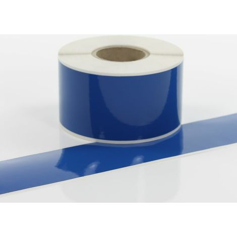 Nastro in vinile adesivo colorato 50mm - Colore: Blu - Misura: 50mm x 10 Metri (1/2)