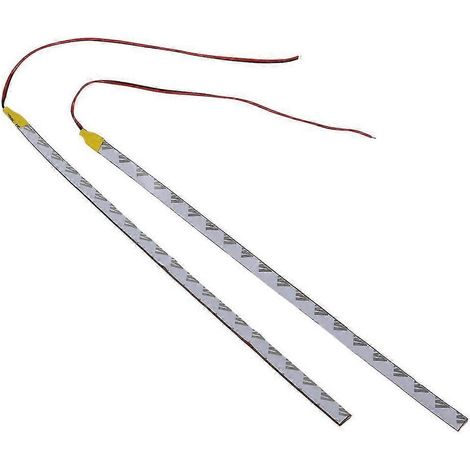2 x 30 cm 15 LED Flexible Auto-Neonlichtleiste Orange (1/4)