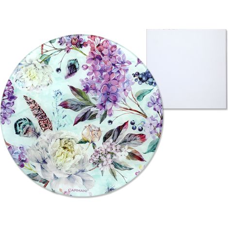 Tapis de découpe en verre, support à fleurs rond, ACCUEIL (1/4)