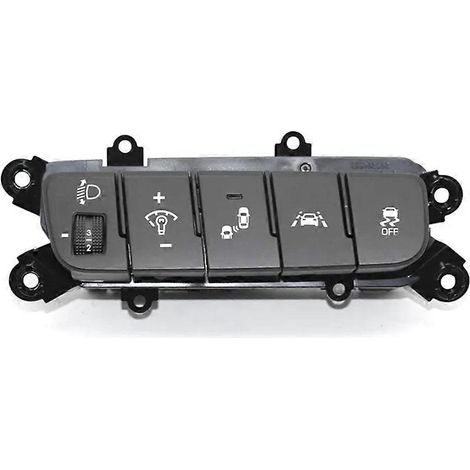 93700F2110 Interruptor de botón del sistema de mantenimiento de estabilidad del vehículo con detección de punto ciego para AD 2016-2018 (1/5)