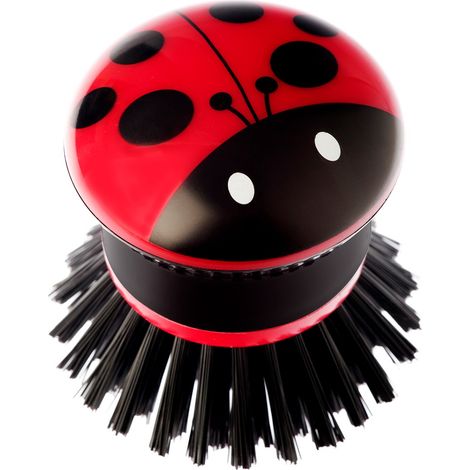 Mini spazzola per piatti coccinella