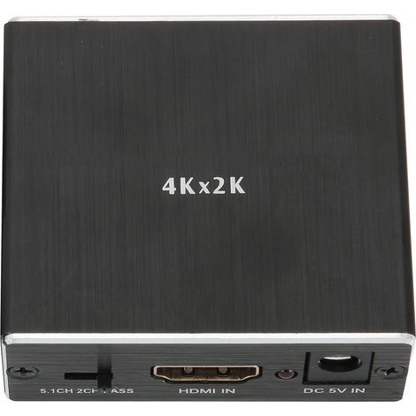 Extracteur audio 4K x 2K pour HDMI SPDIF 3,5 mm stéréo, convertisseur et séparateur audio (1/5)