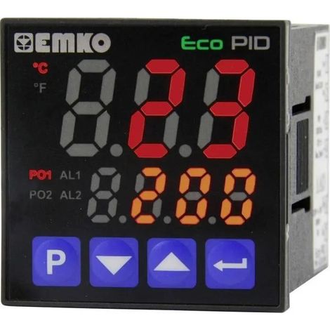 Emko ecoPID.4.5.2R.S.0 regulador de temperatura negro