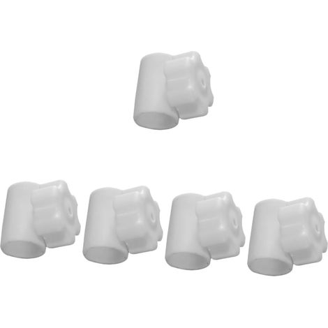 5pièces Support De Parasol Connecteur pour Tige De Parasol Accessoire De Fixation pour Terrasse Et Plage Installation Facile Et Aux Intempéries Base Stabile pour Outdoor (1/5)