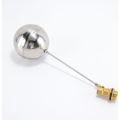 Robinet à flotteur DN20, G3/4 "Boule de flottement de robinet flottant de capteur d'eau à filetage mâle flotte valve+robinet flotteur piscine robinet flotteur piscine robinet flotteur piscine robinet