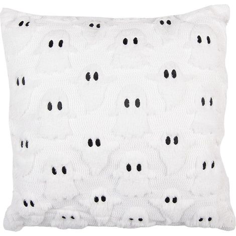 Coussin Décoratif Blanc 45x45 cm en Matière Synthétique pour Canapé, Fauteuil et Décoration Intérieure - PANGIVO (1/3)