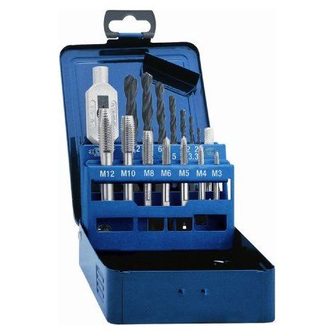 Exact EB4 HSS M3 - M12 Set de tarauds à coupe unique Acier HSS métrique, 15 pcs. ( 20334 ) (1/5)