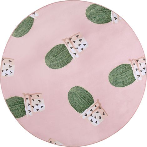 Kinderteppich ELDIVAN Rosa ø 120 cm