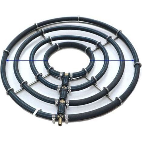 Anneau Aérateur pour Bassin 4 Boucles Ø45cm - Diffuseur Aération et Oxygénation Koï/Jardin (1/4)