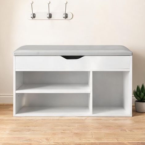 SunJet Console, table console, Banc à chaussures 2 niveaux avec coffre - Réf. XCU1RQ6GC7KC (1/5)