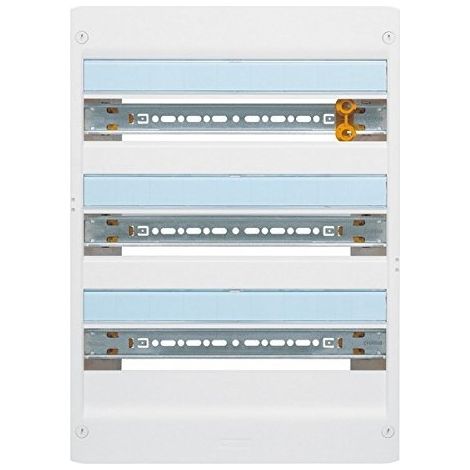 Legrand – Tableau électrique nu 3 rangées 18 modules – IP30 IK05 pour goulotte et bac d'encastrement – 401223