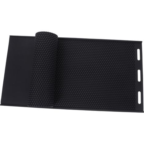 Moule en Silicone Noir Solide pour Plaque de Cire d'Abeille, Pratique et Facile à Transporter, pour Créations DIY de Plaques alvéolées (1/5)