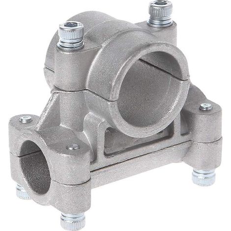 Piece 26Mm Handle Bracket Clamp For Grass Trimmer Brush Trimmer Lawn Mower Part - 2 Silver (1/5)