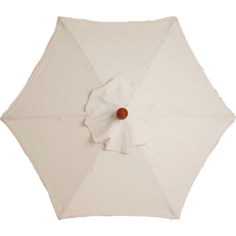 Toile de rechange pour parasol Mujixi - 6 baleines - 2 m - imperméable - anti-UV - tissu de rechange (1/5)