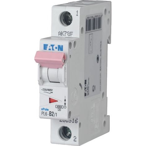 Disjoncteur de surintensité 6 kA PL6-C2/1 (1/4)